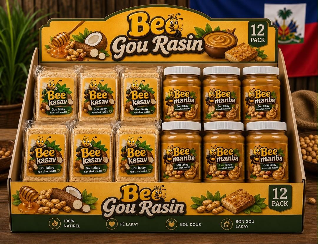 Bee Gou Rasin 12-Pack Display