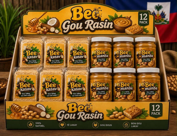 Bee Gou Rasin 12-Pack Display
